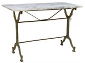 FRENCH PARISIAN MARBLE-TOP CAS