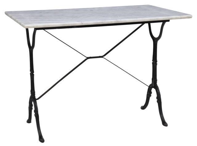 FRENCH PARISIAN MARBLE-TOP CAST