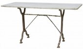 FRENCH PARISIAN MARBLE-TOP CAS