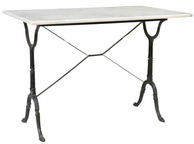 FRENCH PARISIAN MARBLE-TOP CAST