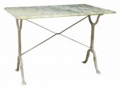 FRENCH PARISIAN MARBLE-TOP CAS