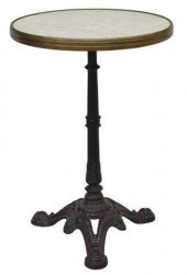 FRENCH PARISIAN MARBLE-TOP CAS