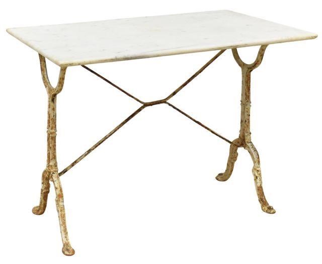 FRENCH PARISIAN MARBLE-TOP CAST