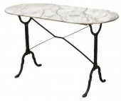 FRENCH PARISIAN MARBLE-TOP CAS