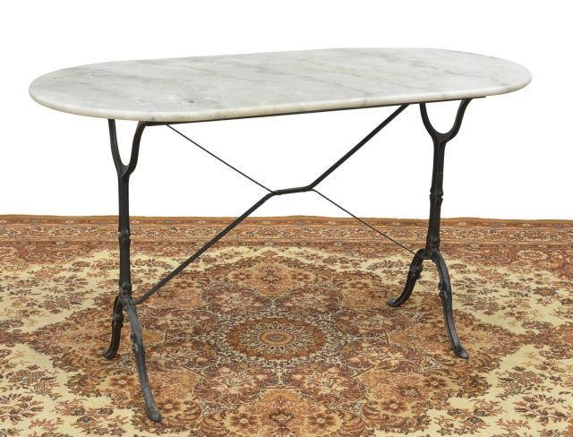 FRENCH PARISIAN MARBLE-TOP CAST