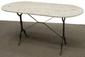 FRENCH PARISIAN MARBLE-TOP CAS