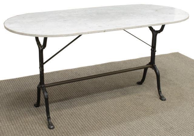 FRENCH PARISIAN MARBLE-TOP CAST