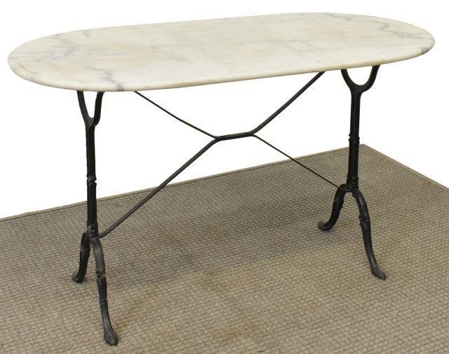 FRENCH PARISIAN MARBLE-TOP CAST