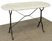 FRENCH PARISIAN MARBLE-TOP CAS
