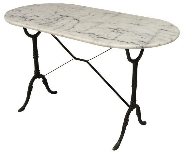 FRENCH PARISIAN MARBLE-TOP CAST