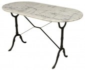 FRENCH PARISIAN MARBLE-TOP CAS