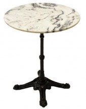 FRENCH PARISIAN MARBLE-TOP CAS