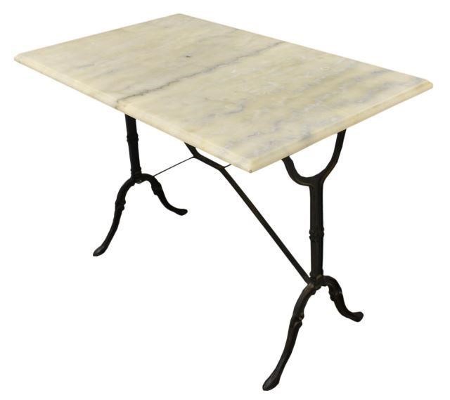 FRENCH PARISIAN MARBLE-TOP CAST