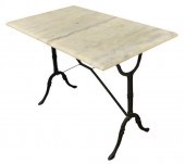 FRENCH PARISIAN MARBLE-TOP CAS