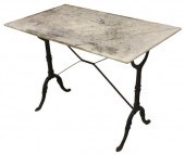 FRENCH PARISIAN MARBLE-TOP CAS