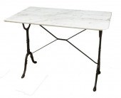 FRENCH PARISIAN MARBLE-TOP CAS