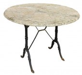 FRENCH PARISIAN MARBLE-TOP CAS