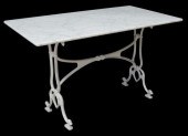 FRENCH PARISIAN MARBLE-TOP CAS