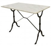 FRENCH PARISIAN MARBLE-TOP CAS