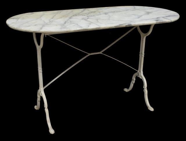 FRENCH PARISIAN MARBLE-TOP CAST