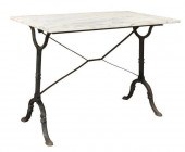 FRENCH PARISIAN MARBLE-TOP CAS