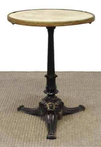 FRENCH PARISIAN MARBLE-TOP CAST