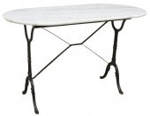 FRENCH PARISIAN MARBLE-TOP CAS