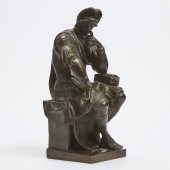 French Patinated Bronze Figure