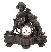 FRENCH PATINATED METAL FIGURAL