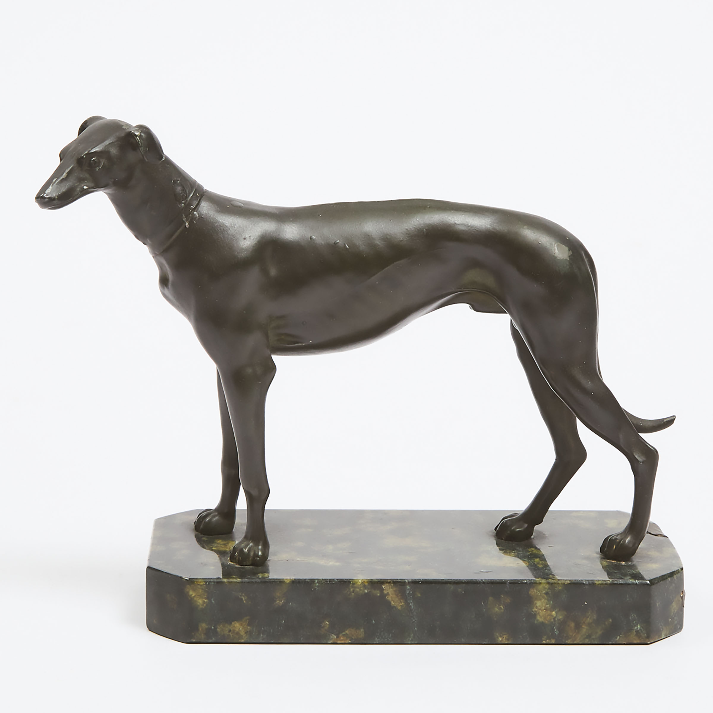French Patinated White Metal