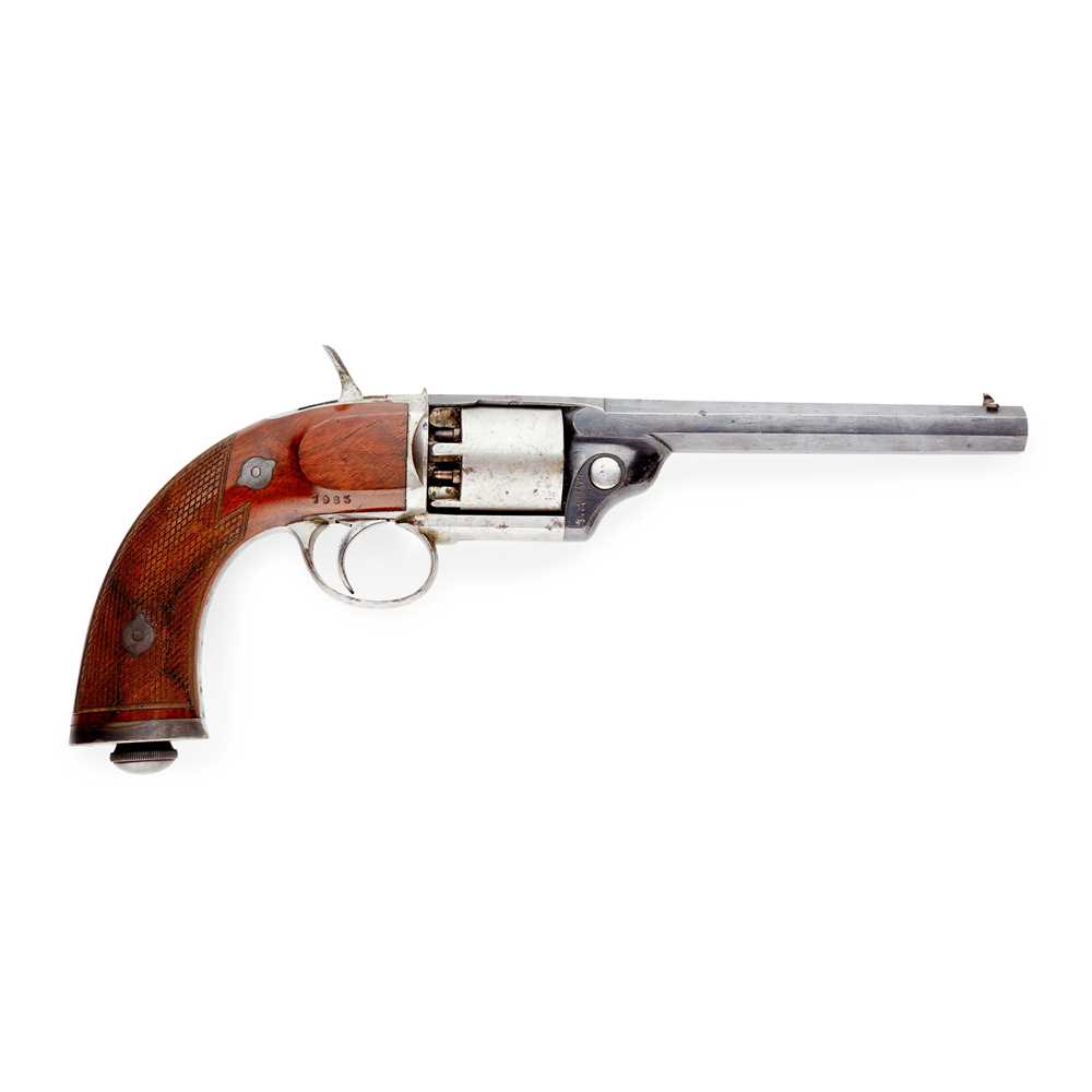 FRENCH PERCUSSION RIFLED REVOLVER