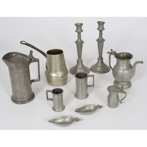 French Pewter Measures Plus French.