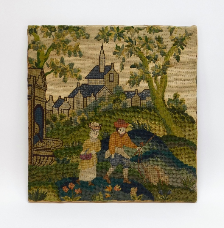 FRENCH PICTORIAL AUBUSSON CARPET