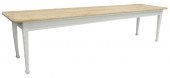 FRENCH PINE-TOP PAINTED FARMHO