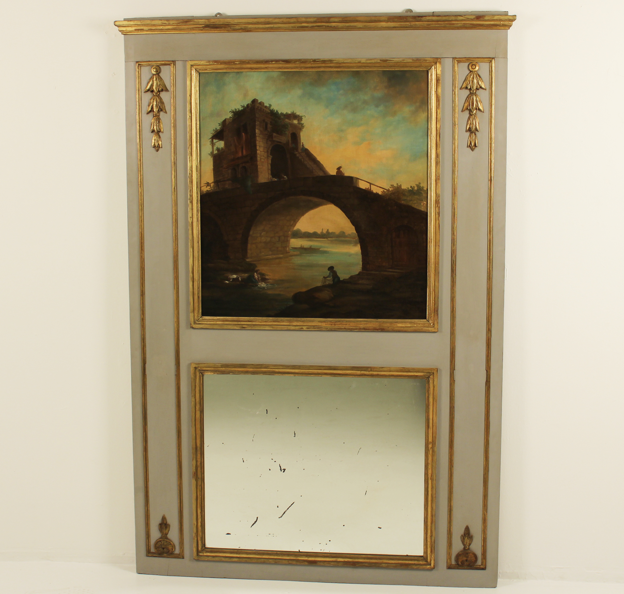FRENCH POLYCHROME AND GILTWOOD