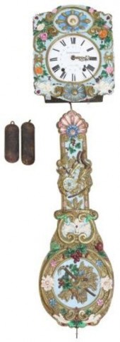 FRENCH POLYCHROME COMTOISE WAL