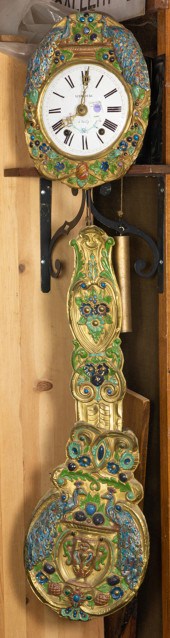 FRENCH POLYCHROME REPOUSSE BRA