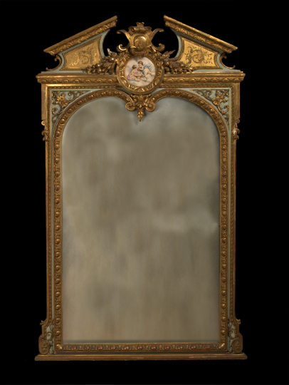 French Polychromed and Giltwood
