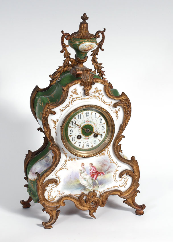 FRENCH PORCELAIN AND ORMOLU