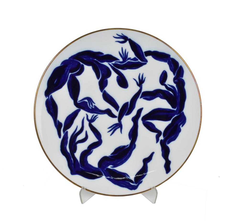 FRENCH PORCELAIN CHARGER DESIGNED