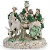 FRENCH PORCELAIN FIGURAL GROUP