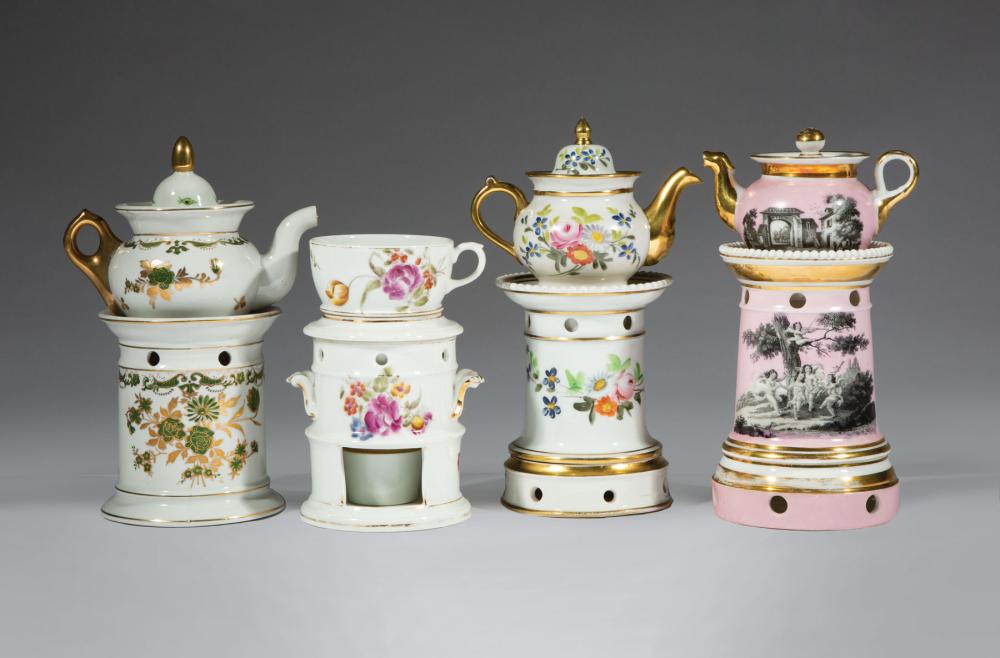 FRENCH PORCELAIN GILT AND