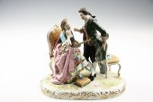 FRENCH PORCELAIN GROUPING - Fr