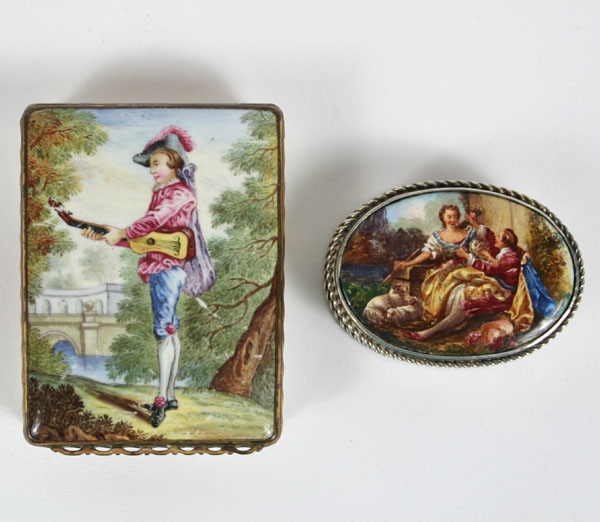 French porcelain hand painted