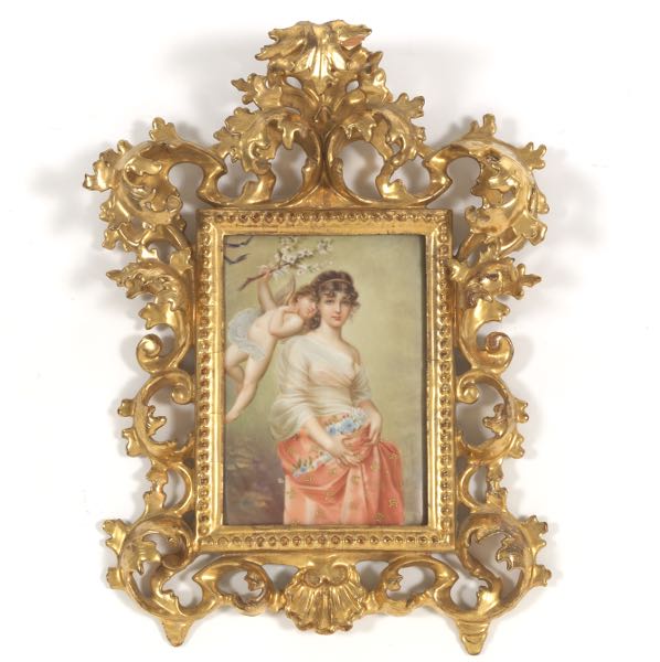 FRENCH PORCELAIN HAND PAINTED
