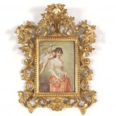 FRENCH PORCELAIN HAND PAINTED