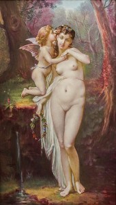 FRENCH PORCELAIN MYTHOLOGICAL