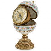 FRENCH PORCELAIN OYSTER CLOCKD