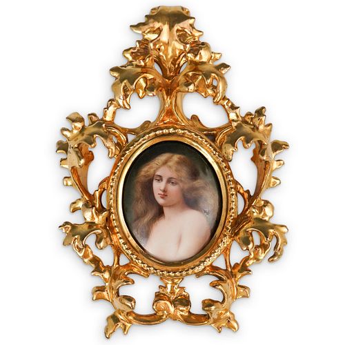 FRENCH PORCELAIN PAINTED