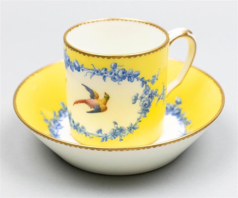 FRENCH PORCELAIN YELLOW-GROUND